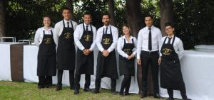 Equipe traiteur Open du pays d'Aix La Table de Charlotte Traiteur